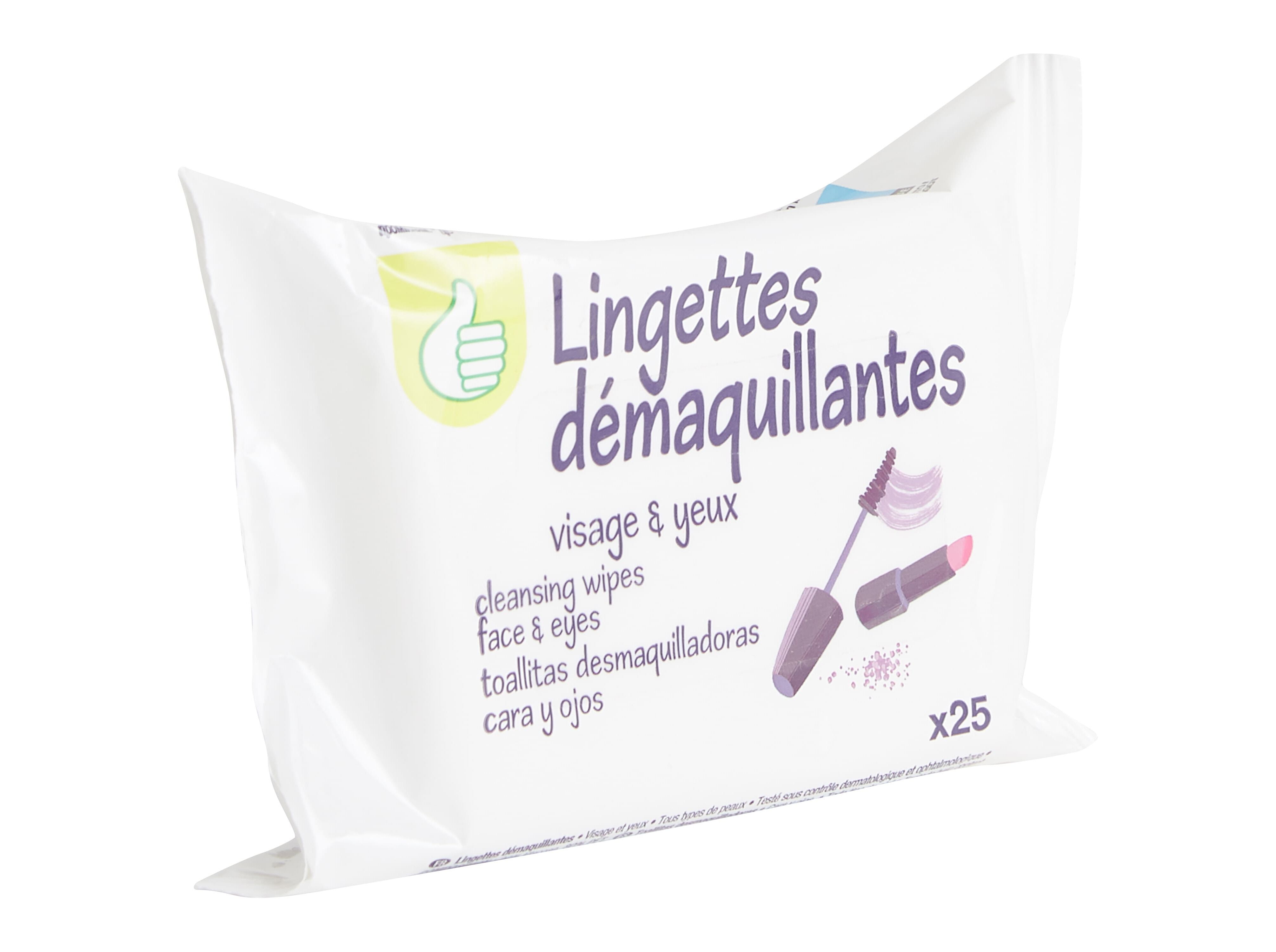 TOALHITAS DESMAQUILHANTES POLEGAR ROSTO E OLHOS 25UN image number 1