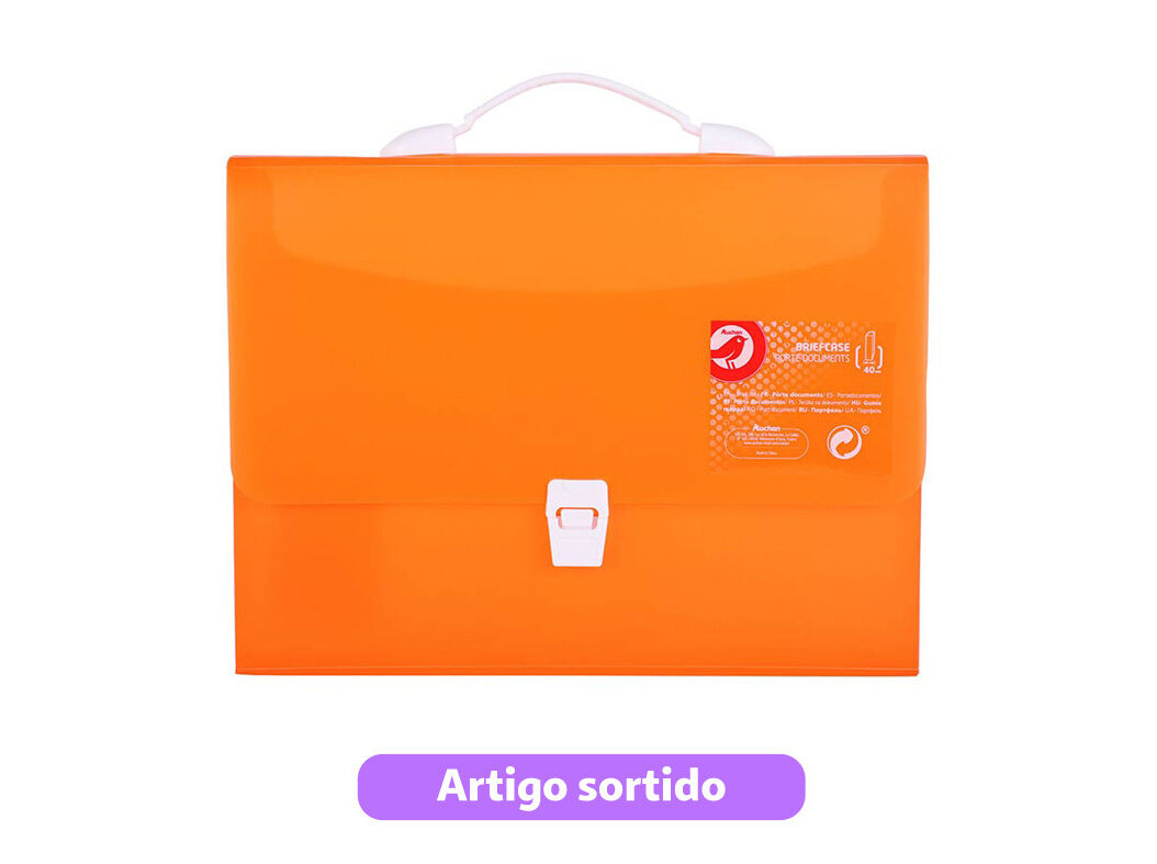 PASTA COM PEGA AUCHAN PL&Aacute;STICO TRANSPARENTE 40MM CORES SORTIDAS image number 2