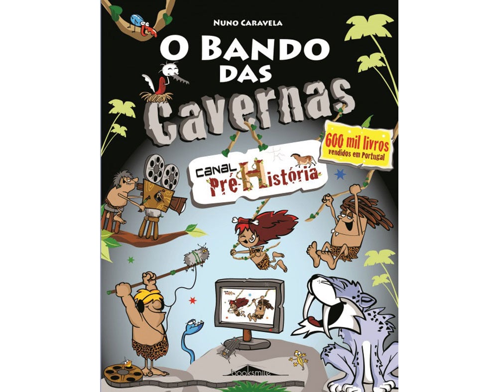 LIVRO O BANDO DAS CAVERNAS N&ordm;11 CANAL PR&Eacute;-HIST&Oacute;RIA