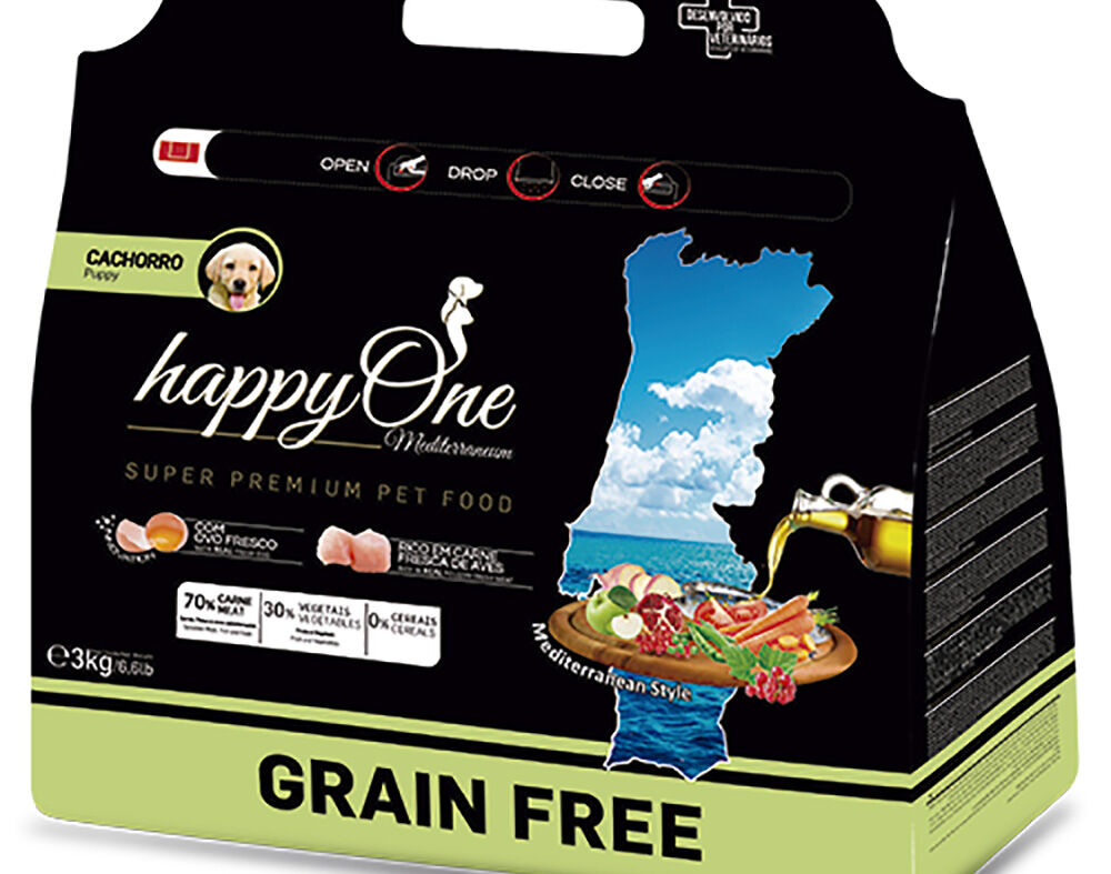 RA&Ccedil;&Atilde;O PARA C&Atilde;O HAPPYONE MEDITERRANEUM J&Uacute;NIOR 3KG image number 0