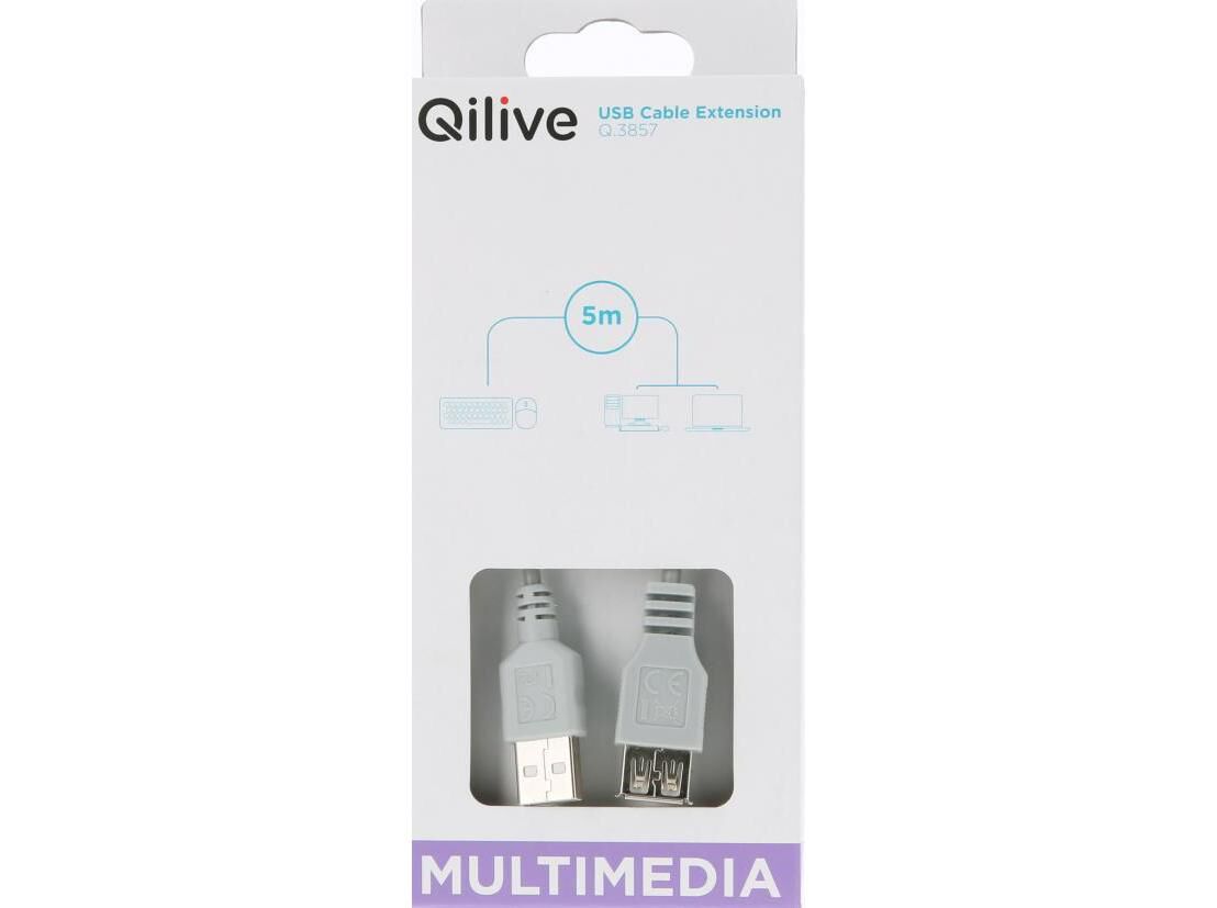 CABO QILIVE G4218018 USB2.0 MA-F A EXT 5MT image number 1