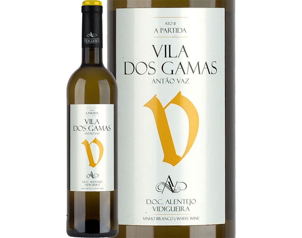 VINHO BRANCO VILA DOS GAMAS ANT&Atilde;O VAZ ALENTEJO 0.75L image number 0