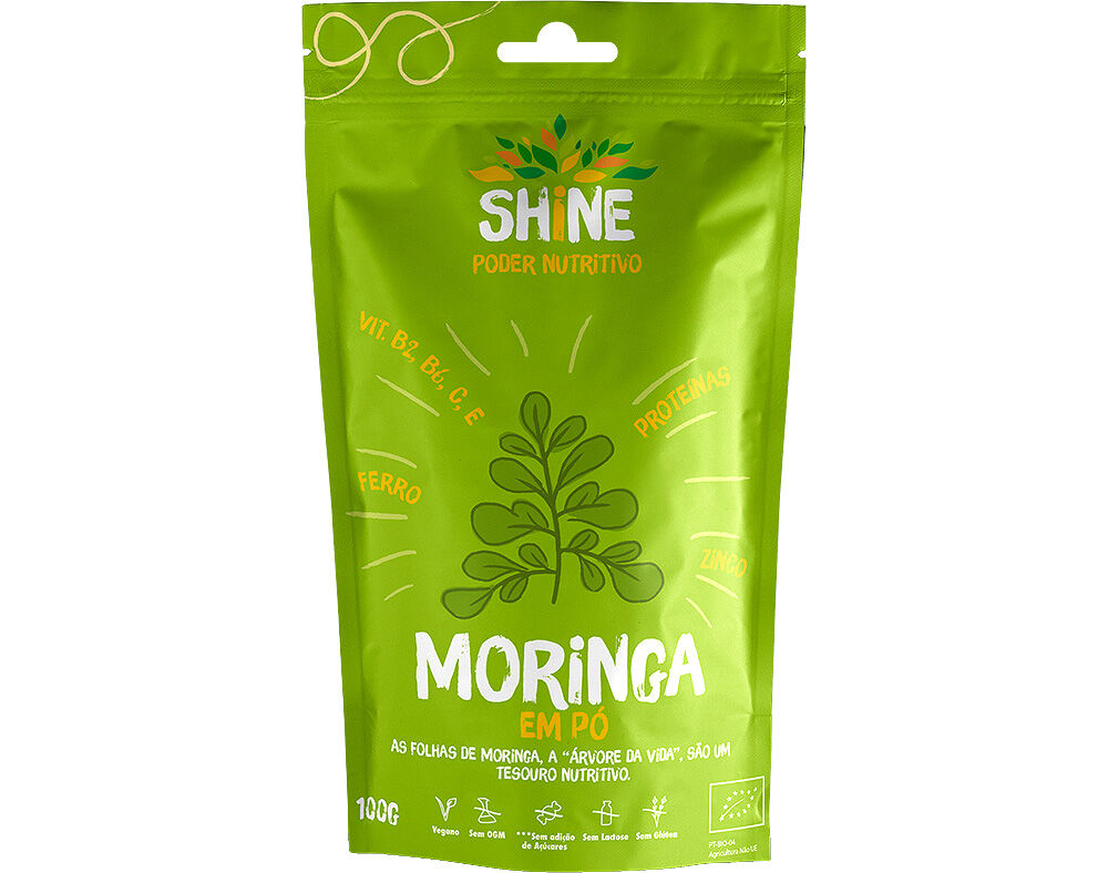 MORINGA SHINE EM P&Oacute; BIO 100G image number 0