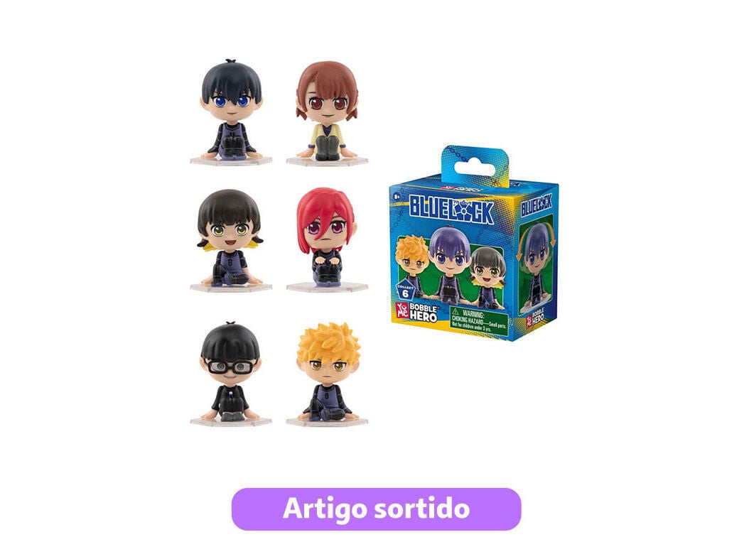 FIGURA BLUE LOCK BOBBLE HERO MODELOS SORTIDOS image number 0