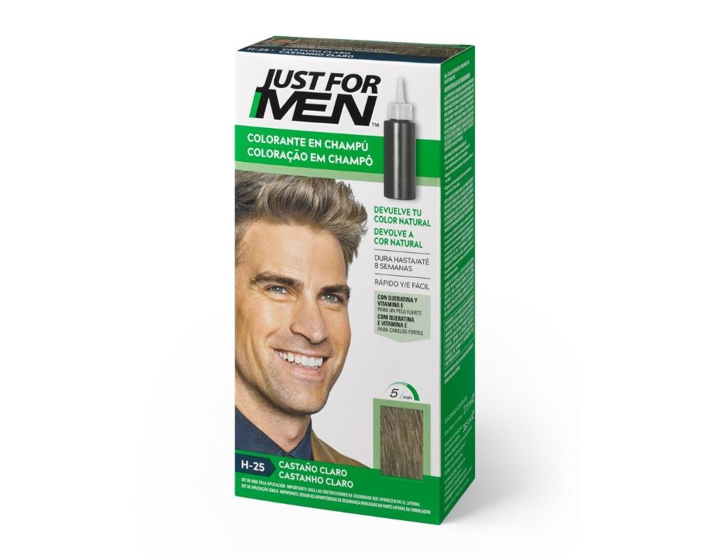 COLORA&Ccedil;&Atilde;O JUST FOR MEN CASTANHO CLARO NATURAL