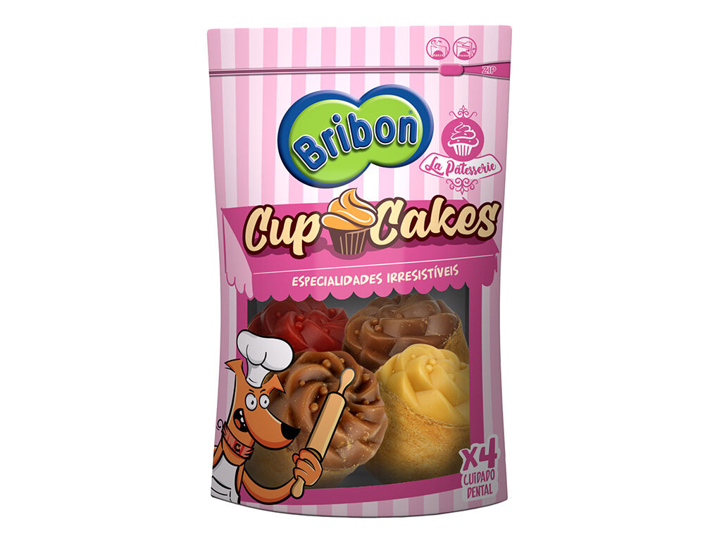 SNACKS PARA C&Atilde;O BRIBON LA P&Acirc;TISSERIE CUPCAKES 4UN image number 1
