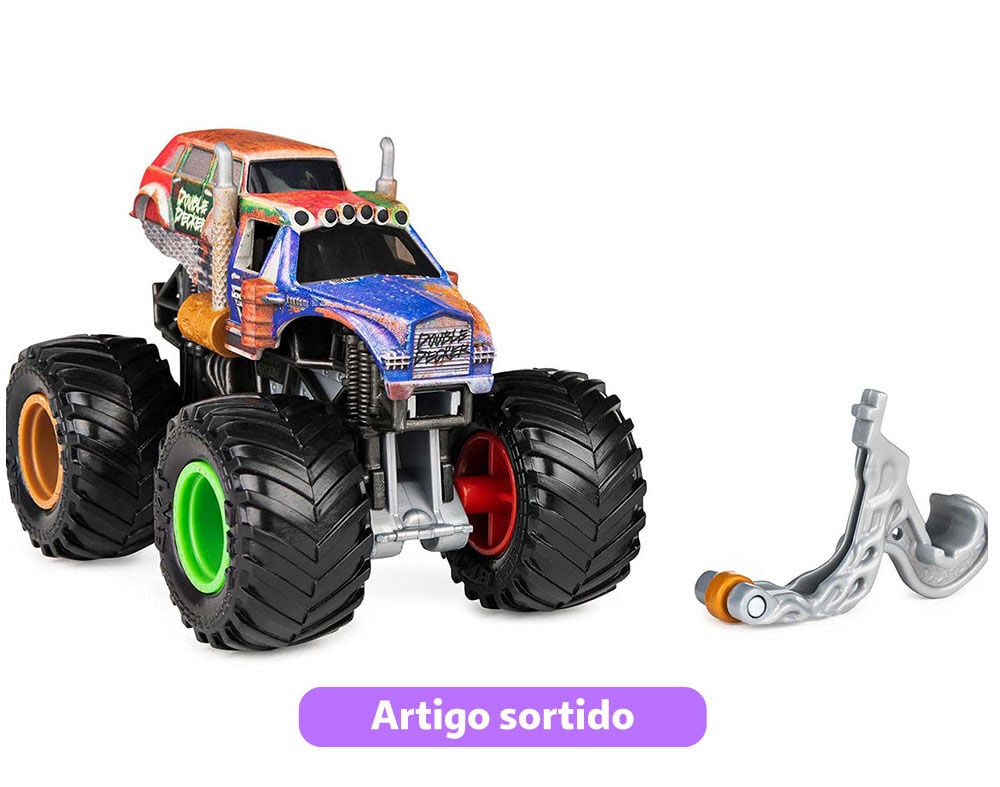 VE&Iacute;CULOS 1:64 MONSTER JAM MODELOS SORTIDOS image number 9