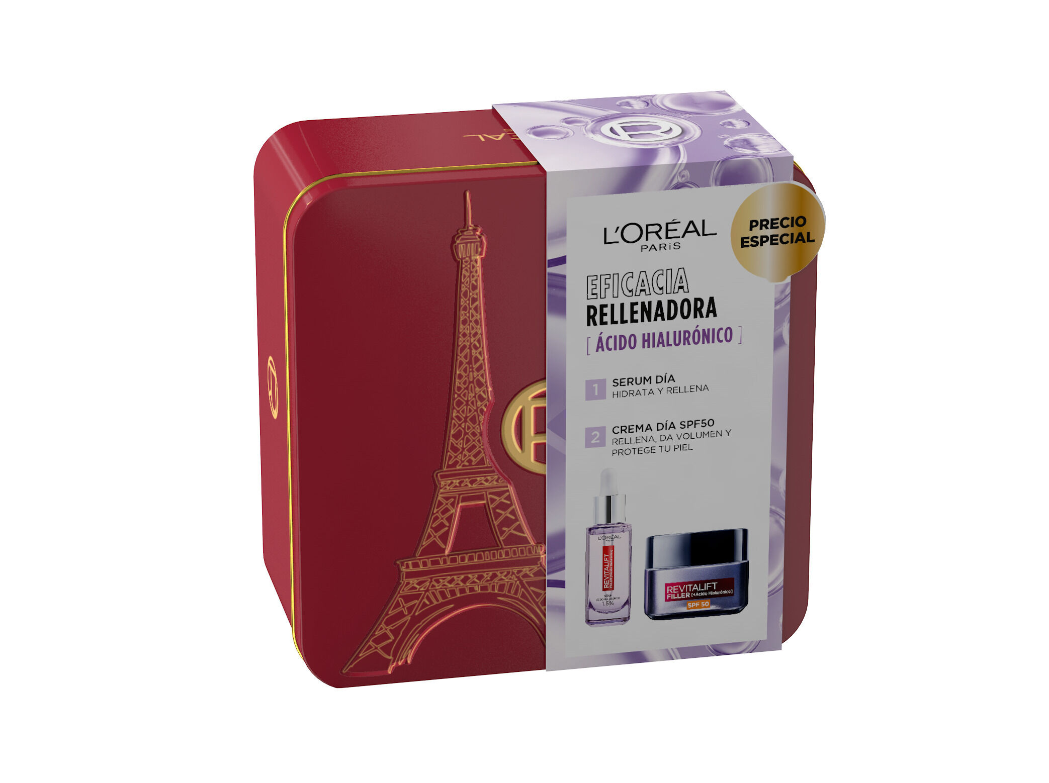 CONJUNTO L'OREAL PARIS FILLER SERUM + CREMA SPF image number 0