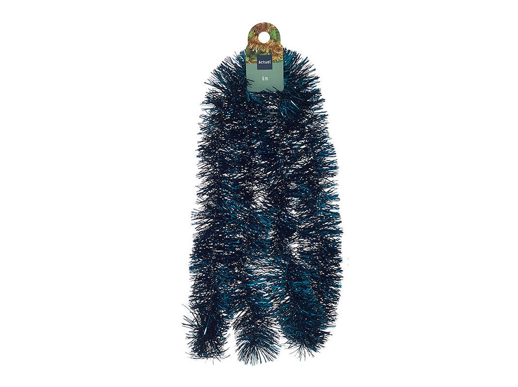 FITA PARA &Aacute;RVORE DE NATAL ACTUEL AZUL 2MX7.5CM image number 0