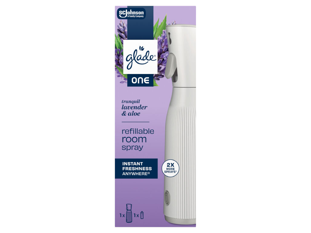 AMBIENTADOR GLADE ONE SPRAY LAVANDA APA 1UN image number 0