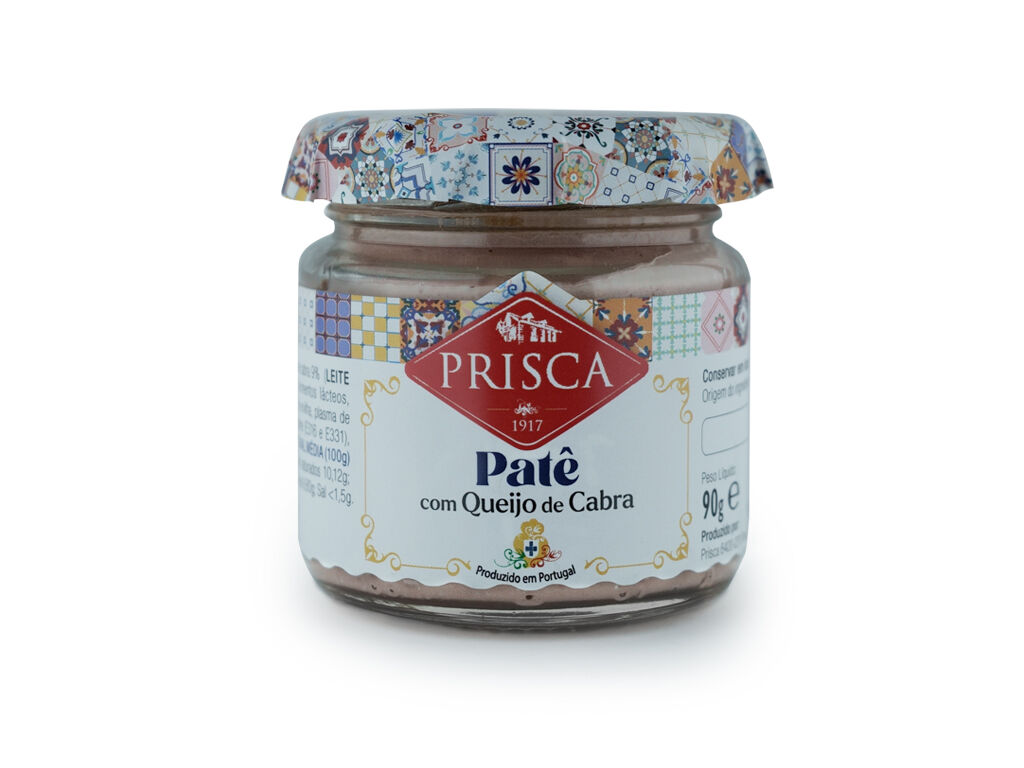 PAT&Ecirc; PRISCA COM QUEIJO CABRA 90G image number 1
