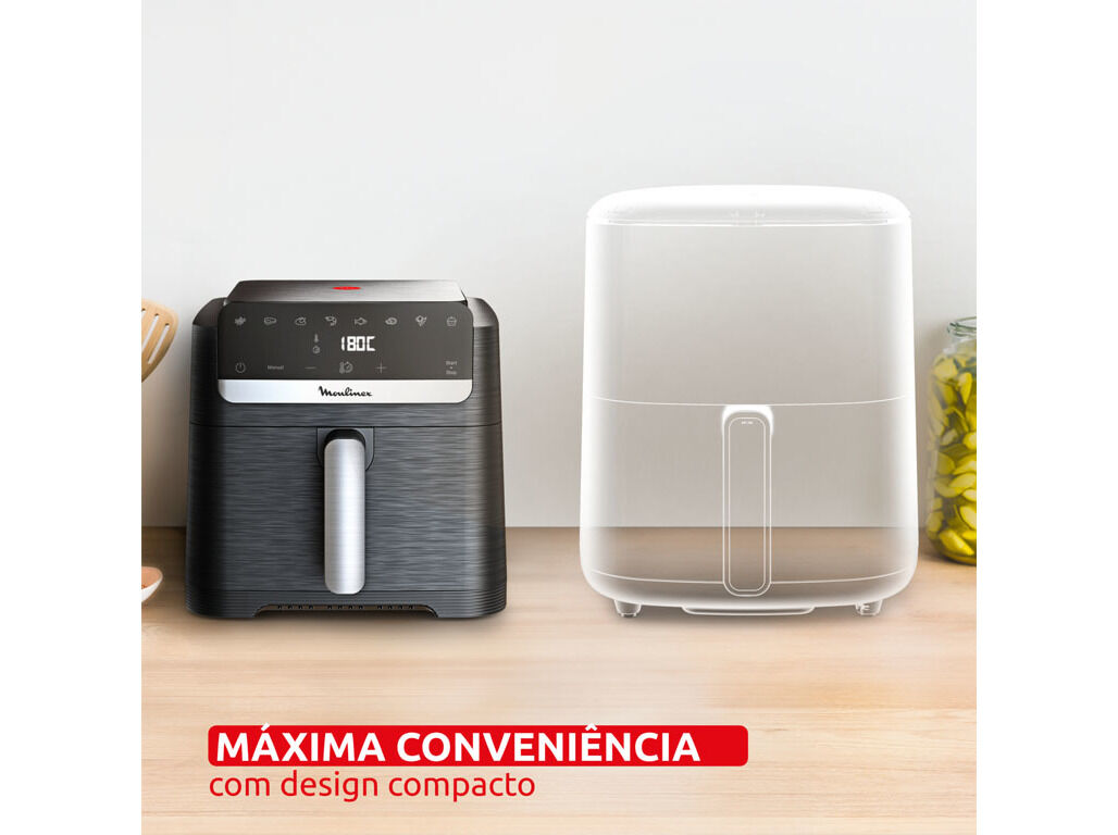 FRITADEIRA SEM &Oacute;LEO MOULINEX EZ8618F0 EASY FRY 7.5L image number 4