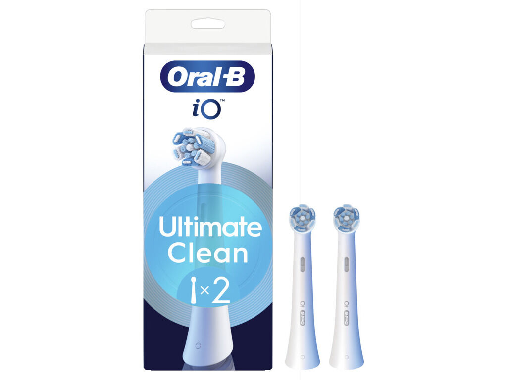 RECARGA ESCOVA EL&Eacute;CT ORAL-B IO ULTIMATE CLEAN BRANCA 2UN image number 0