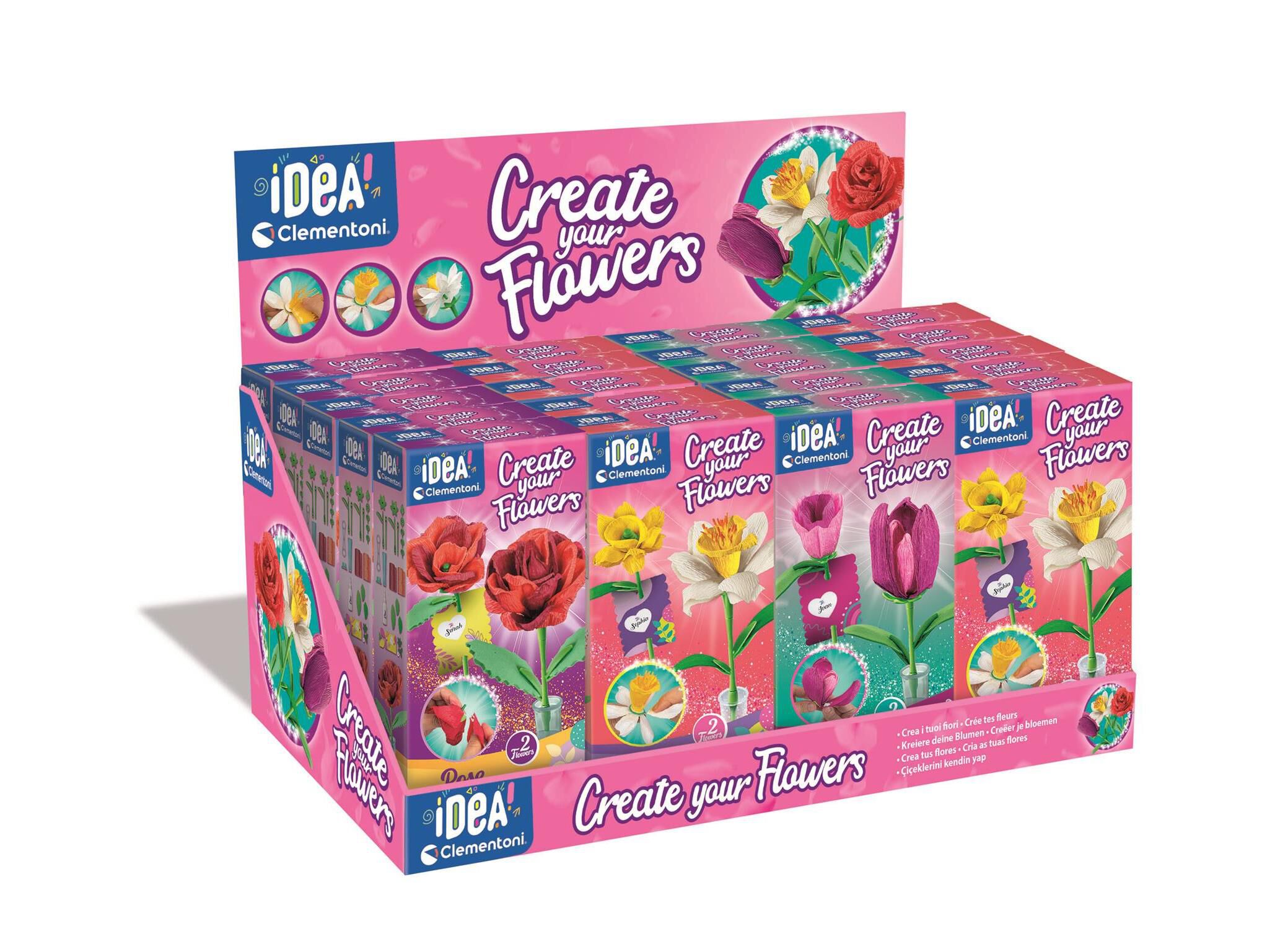 IDEA CLEMENTONI CREATE YOUR FLOWER MODELOS SORTIDOS image number 2