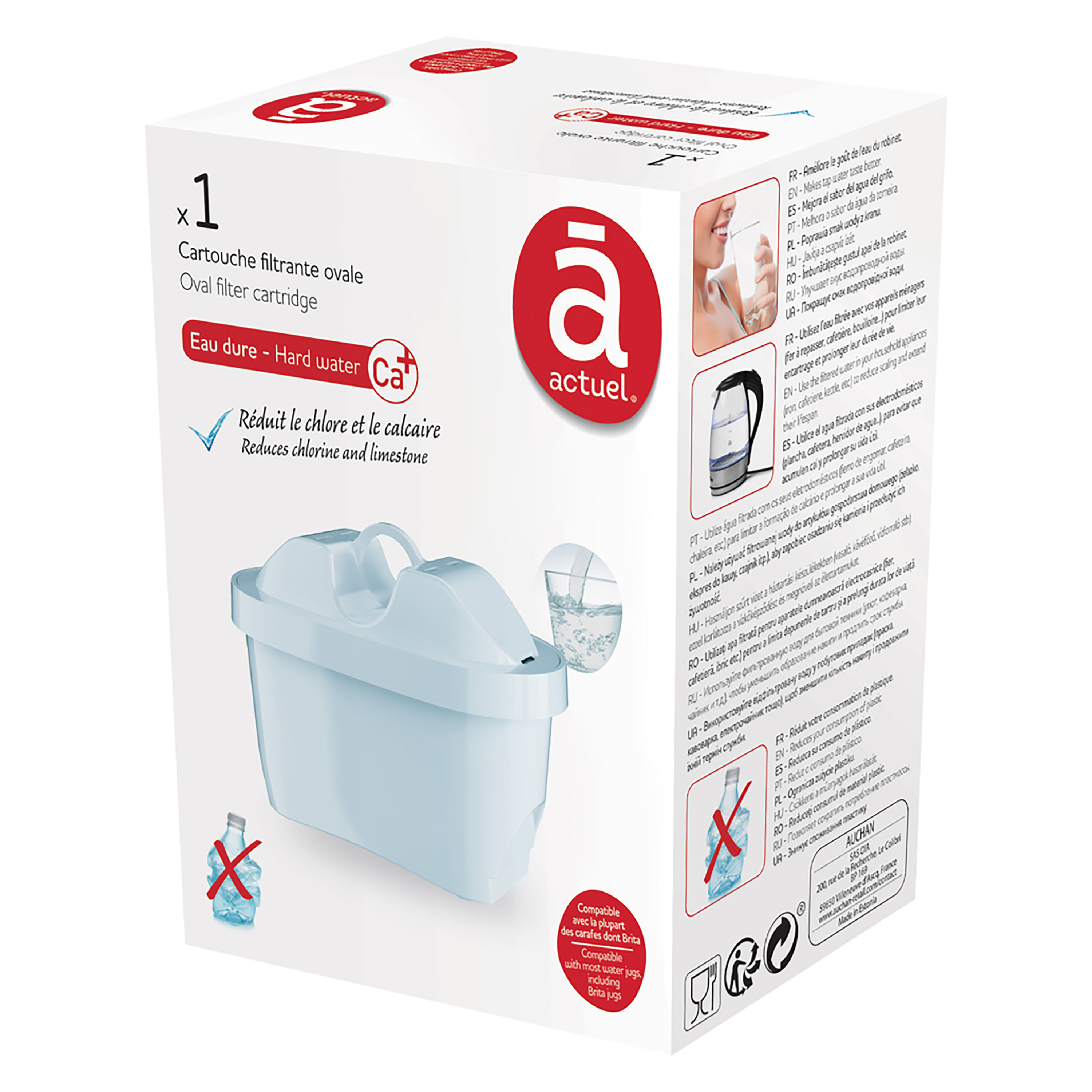 FILTRO OVAL ACTUEL PARA &Aacute;GUAS DURAS image number 2