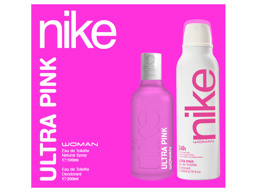CONJUNTO NIKE ULTRA PINK EDT100ML+DEO 200ML