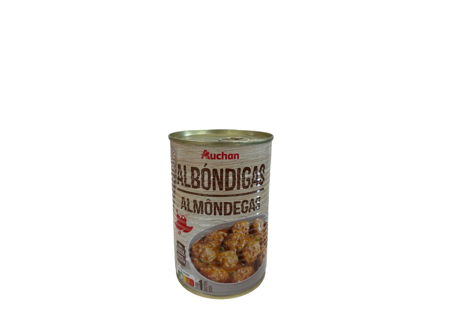 ALM&Ocirc;NDEGAS AUCHAN COM ERVILHAS 415G