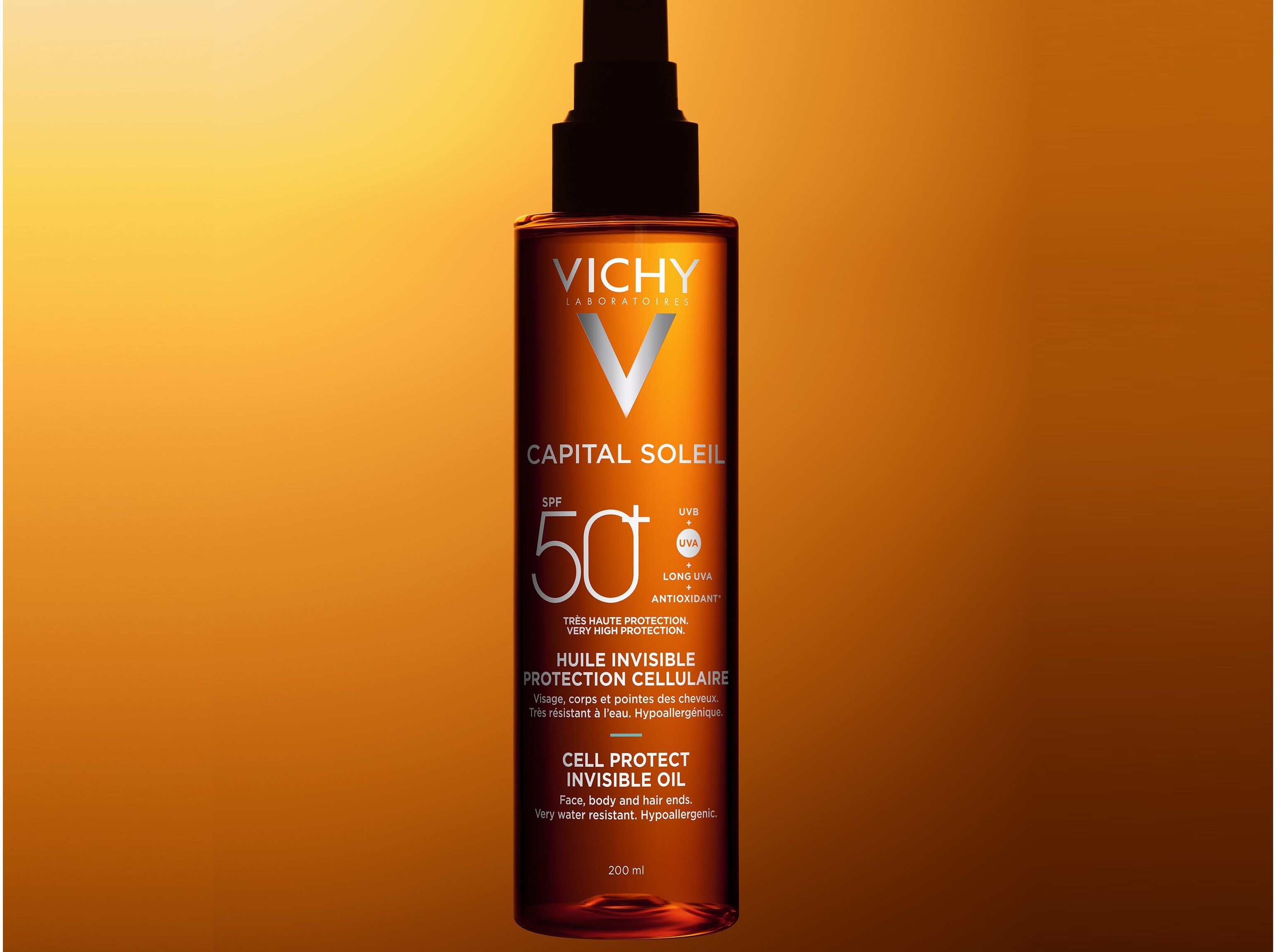 OLEO VICHY PROTECAO CELULAR SPF50+ 200ML image number 2