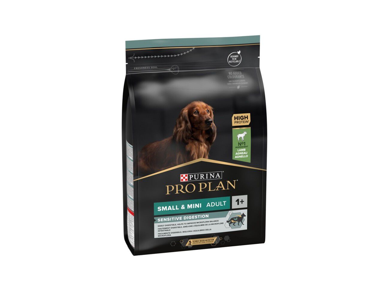 RA&Ccedil;&Atilde;O C&Atilde;O SMALL&MINI PRO PLAN SENSITIVE BORREGO 3KG image number 0