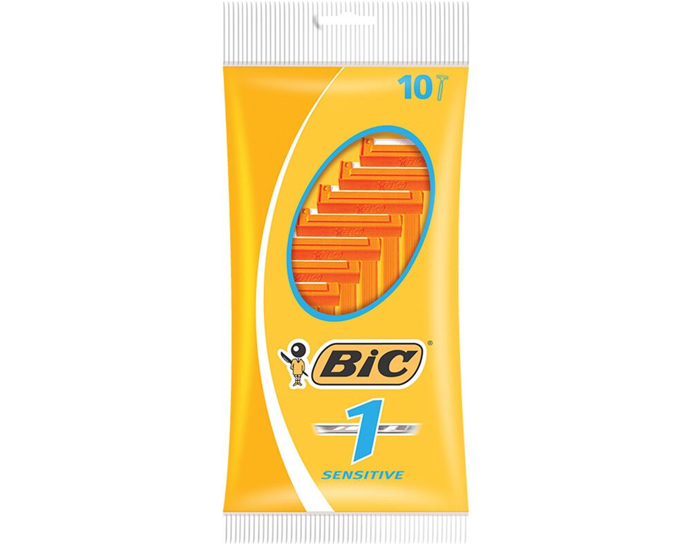 M&Aacute;QUINA BIC DESCART&Aacute;VEL 1 SENSITIVE 10UN