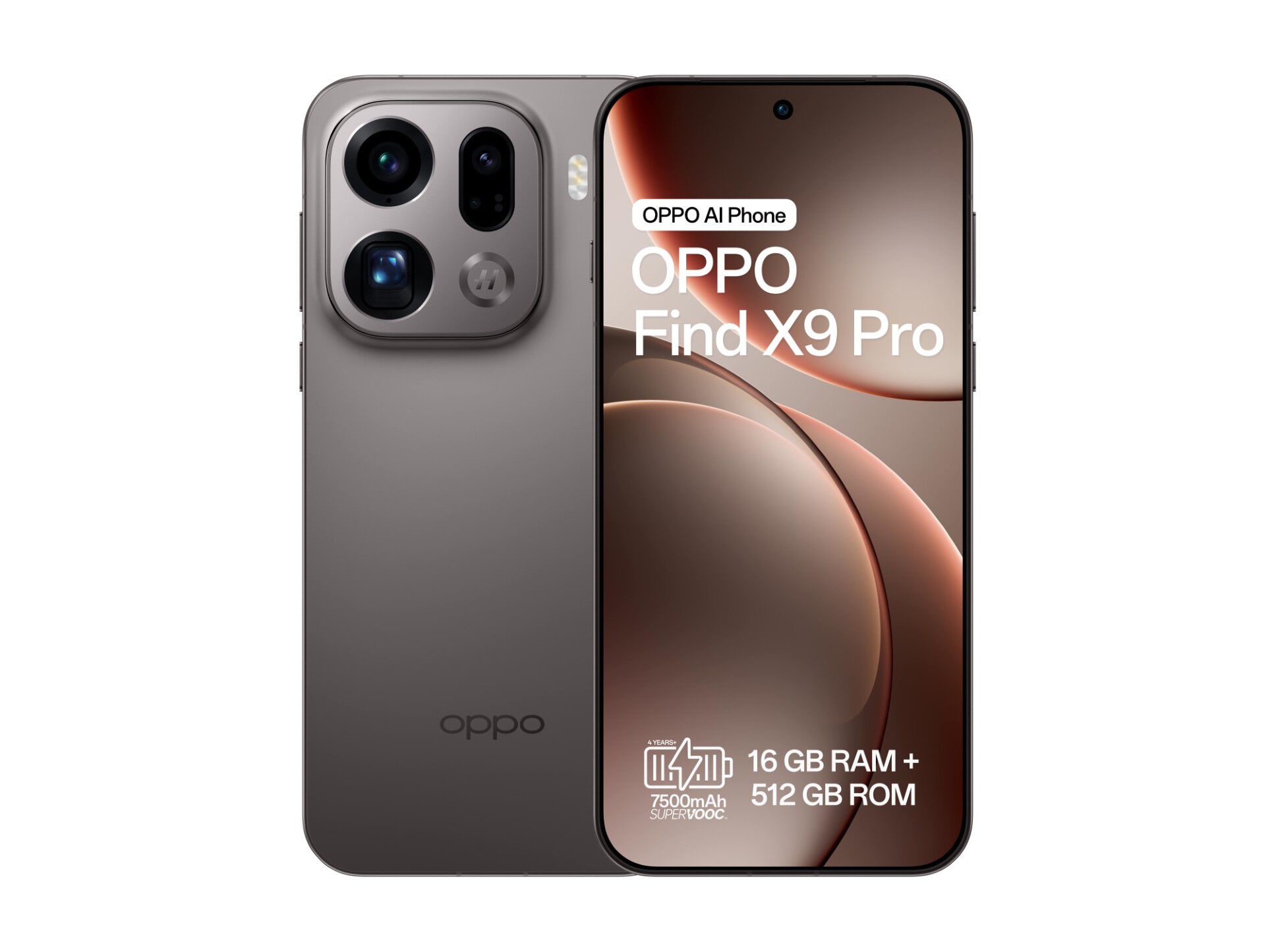 SMARTPHONE OPPO FIND X9 PRO (678'' 16/512GB CINZA TIT&Acirc;NIO)