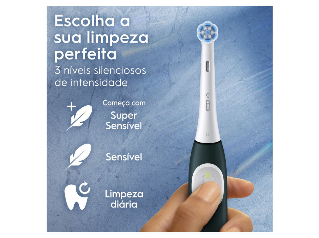 ESCOVA DENTES EL&Eacute;CTRICA ORAL-B IO2 GREEN image number 2