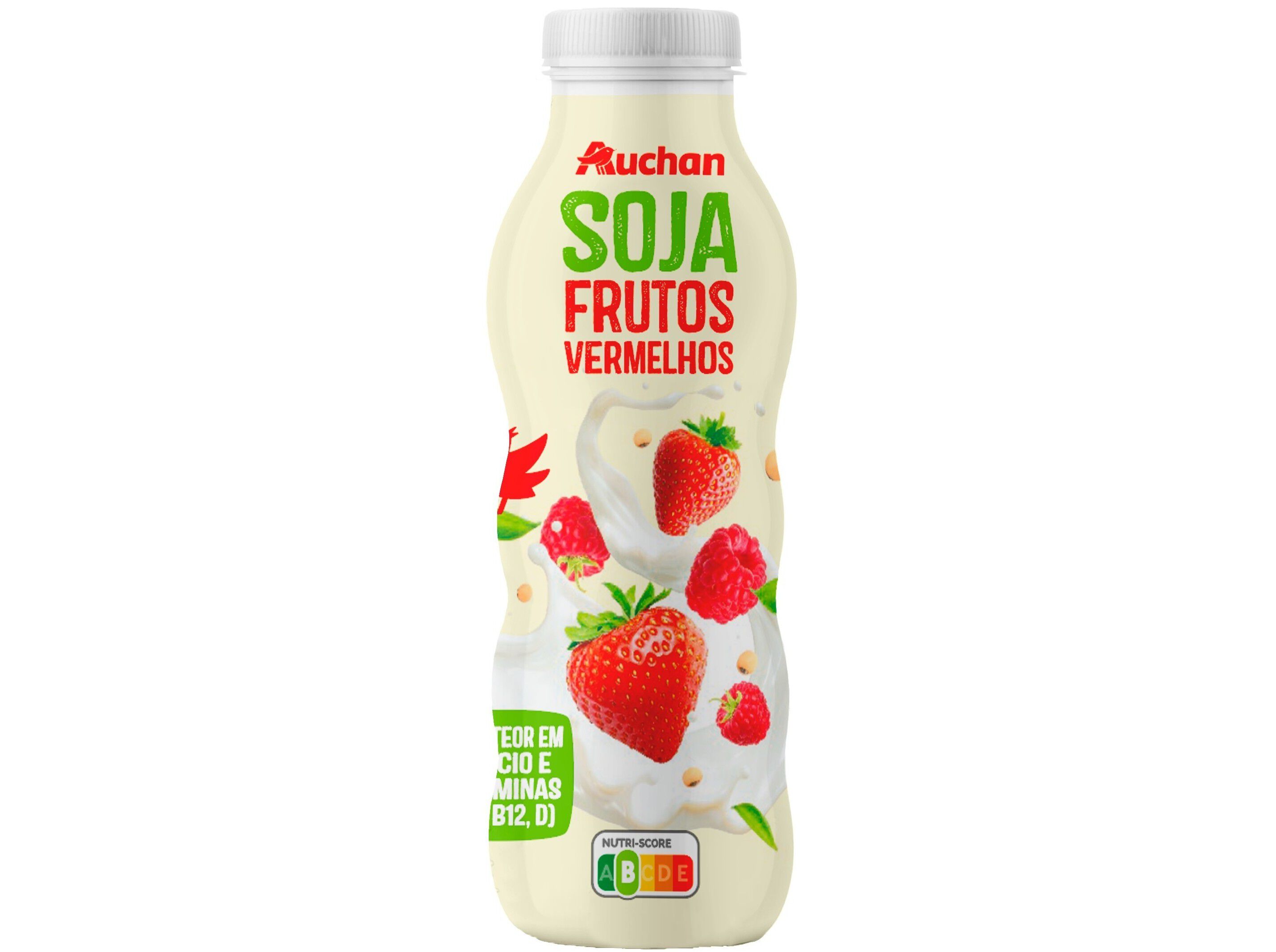 SOJAGURTE L&Iacute;QUIDO AUCHAN FRUTOS VERMELHOS 150ML image number 0