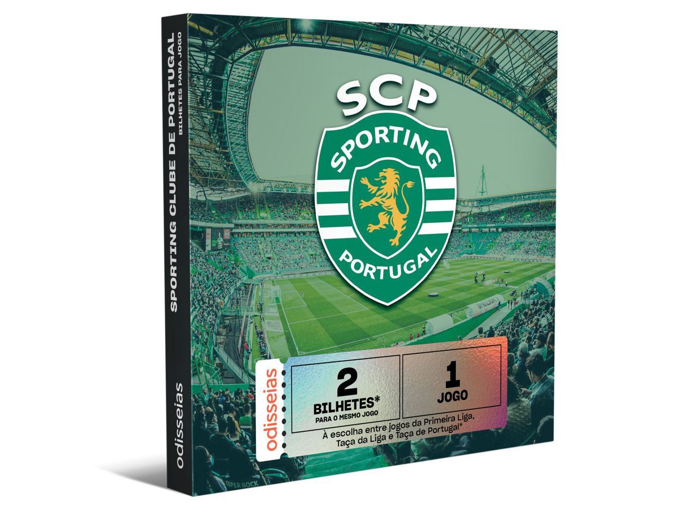 ENTRETENIMENTO ODISSEIAS SCP - 2 BILHETES JOGO