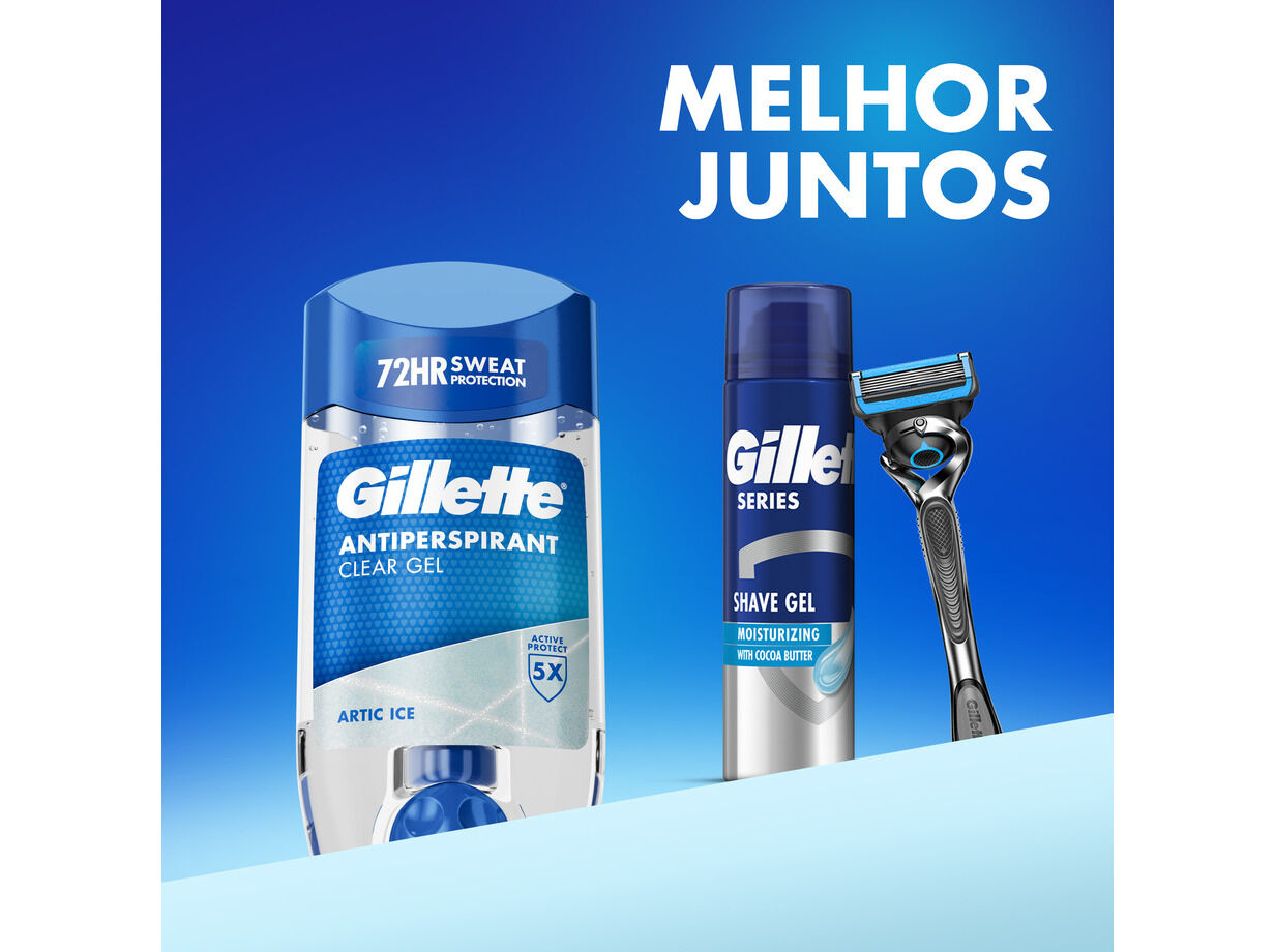 DESODORIZANTE STICK GILLETTE CLEAR GEL ARCTIC ICE 70 ML image number 6