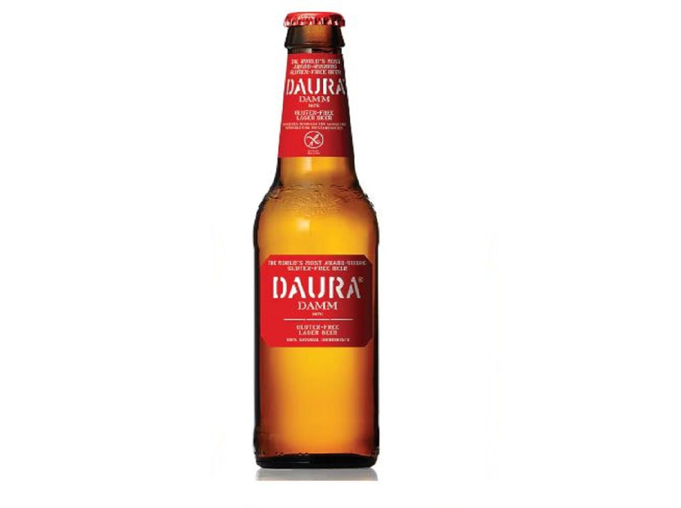 CERVEJA DAURA DAMM SEM GL&Uacute;TEN 6X0.33L image number 1