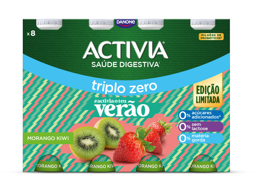IOGURTE BIFIDUS ACTIVIA MORANGO KIWI 000% 8X155G