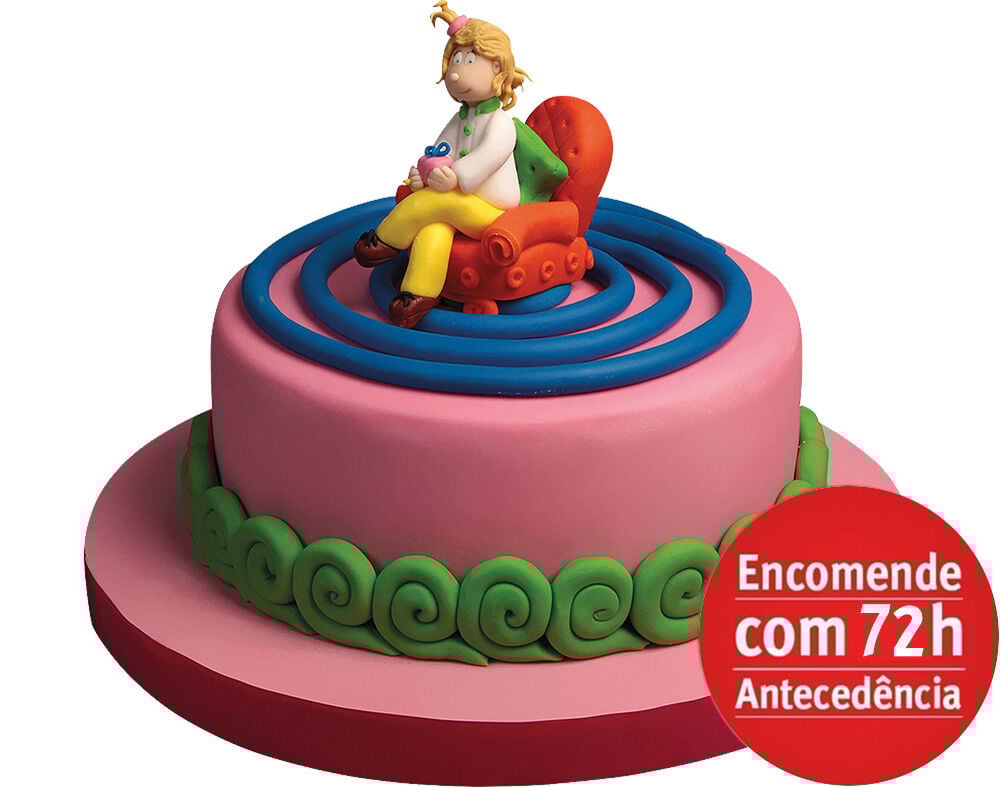 BOLO CAKE DESIGN PRODU&Ccedil;&Atilde;O PR&Oacute;PRIA N&ordm;3 KG