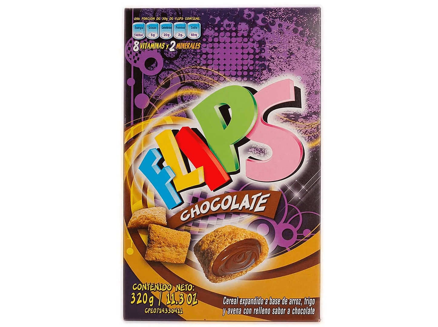 CEREAIS FLIPS CHOCOLATE 320G