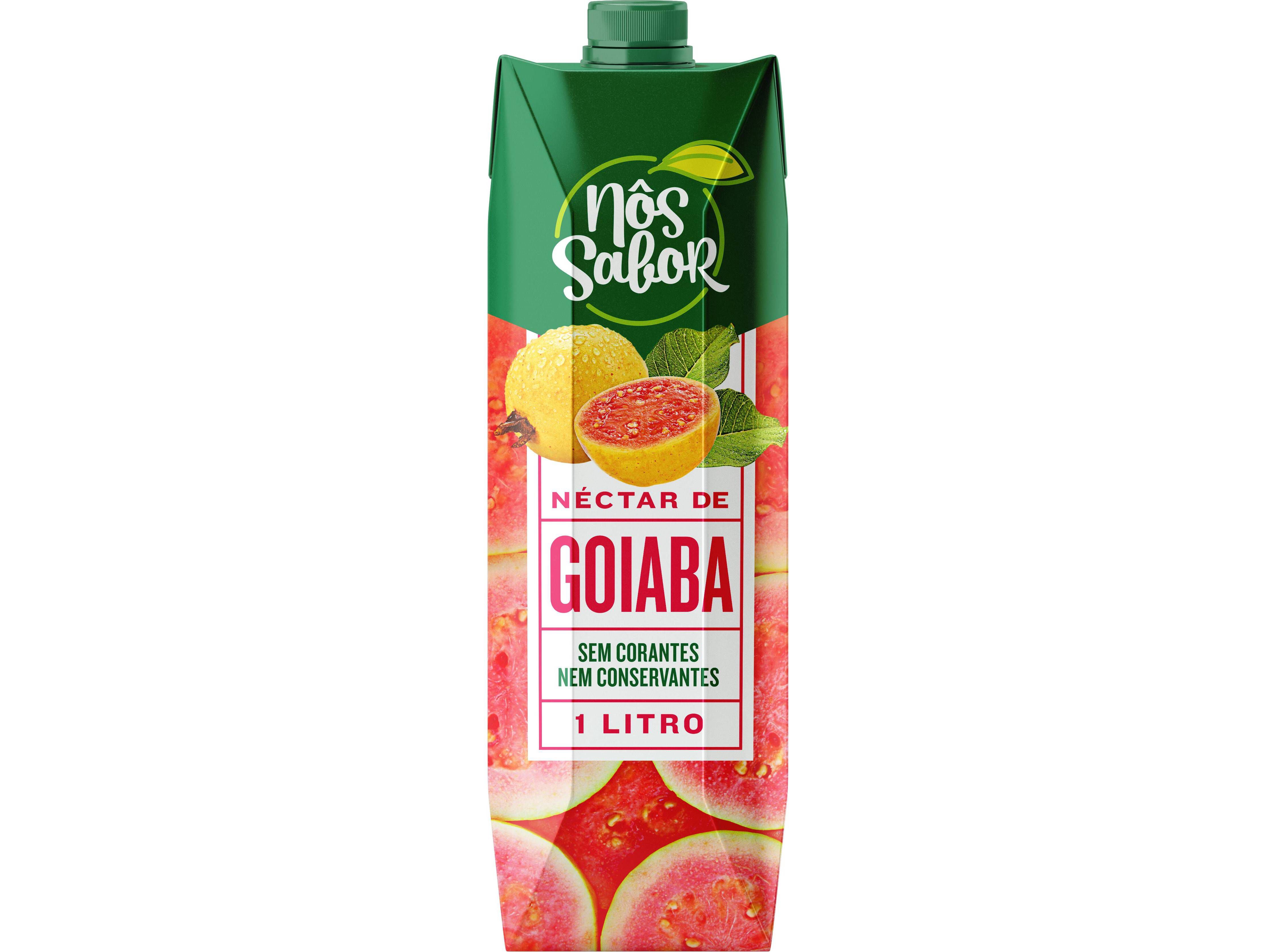 N&Eacute;CTAR N&Ocirc;S SABOR GOIABA 1L image number 1