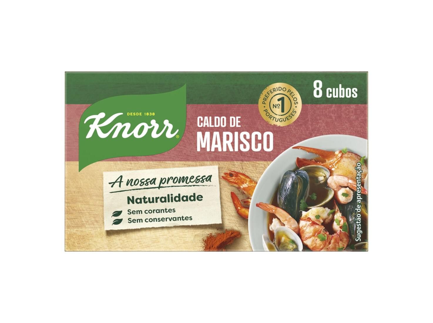 CALDO KNORR MARISCO 8 CUBOS 80G image number 1