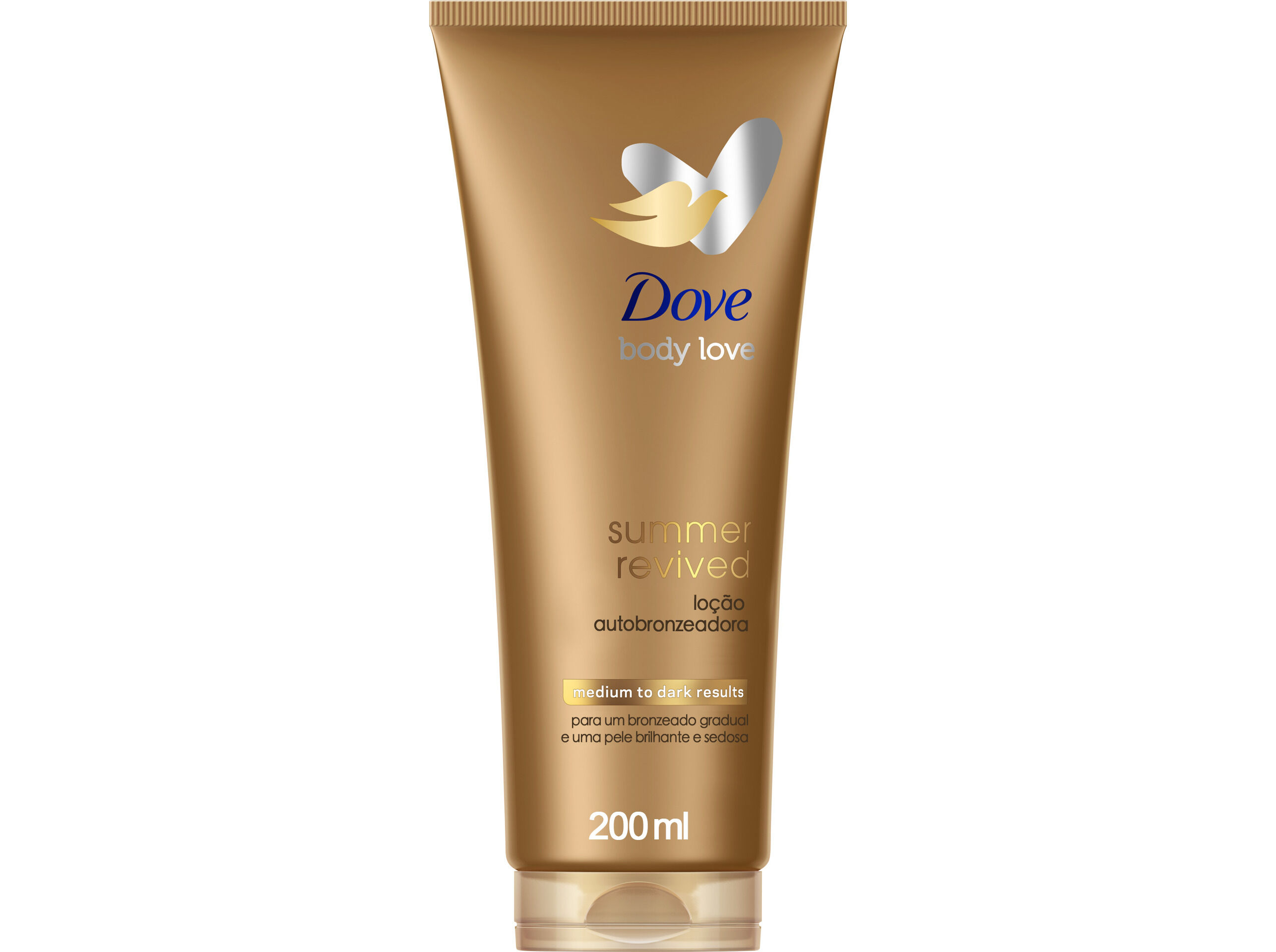 LO&Ccedil;&Atilde;O DOVE CORPORAL SUMMER REVIVED ESCURO 200ML image number 0