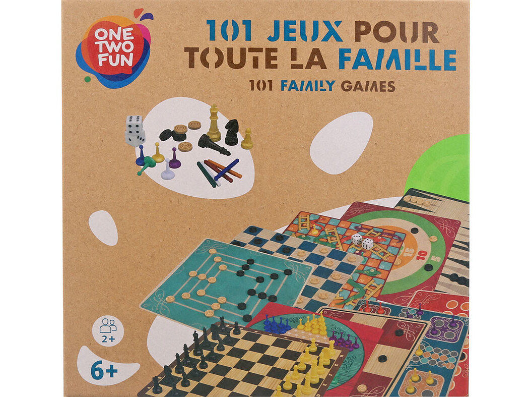 JOGOS DE FAMILIA ONE TWO FUN EM MADEIRA