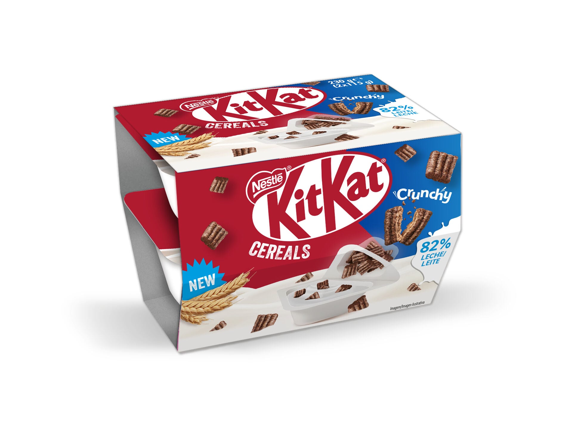 IOGURTE NESTL&Eacute; KITKAT CEREAIS 2X115G image number 1