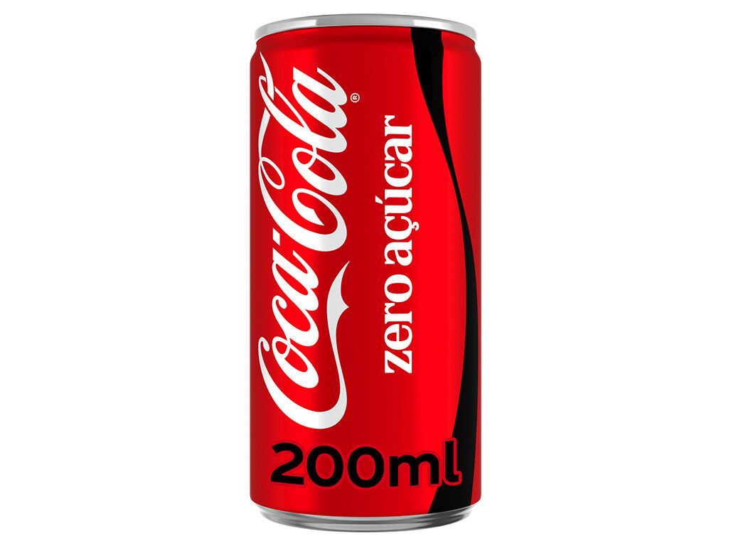 REFRIGERANTE C/ G&Aacute;S COCA-COLA ZERO LATA 0.20L (SDR) image number 0