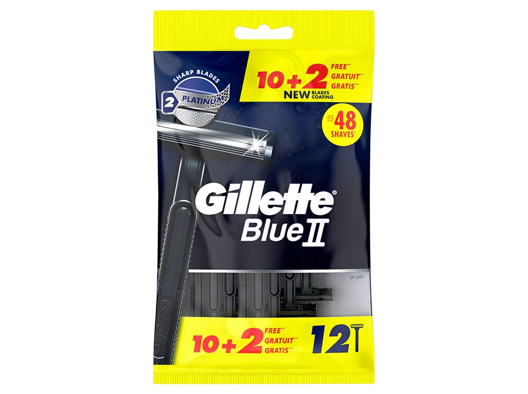 DESCART&Aacute;VEIS GILLETTE BLUE II 10+2UN image number 0