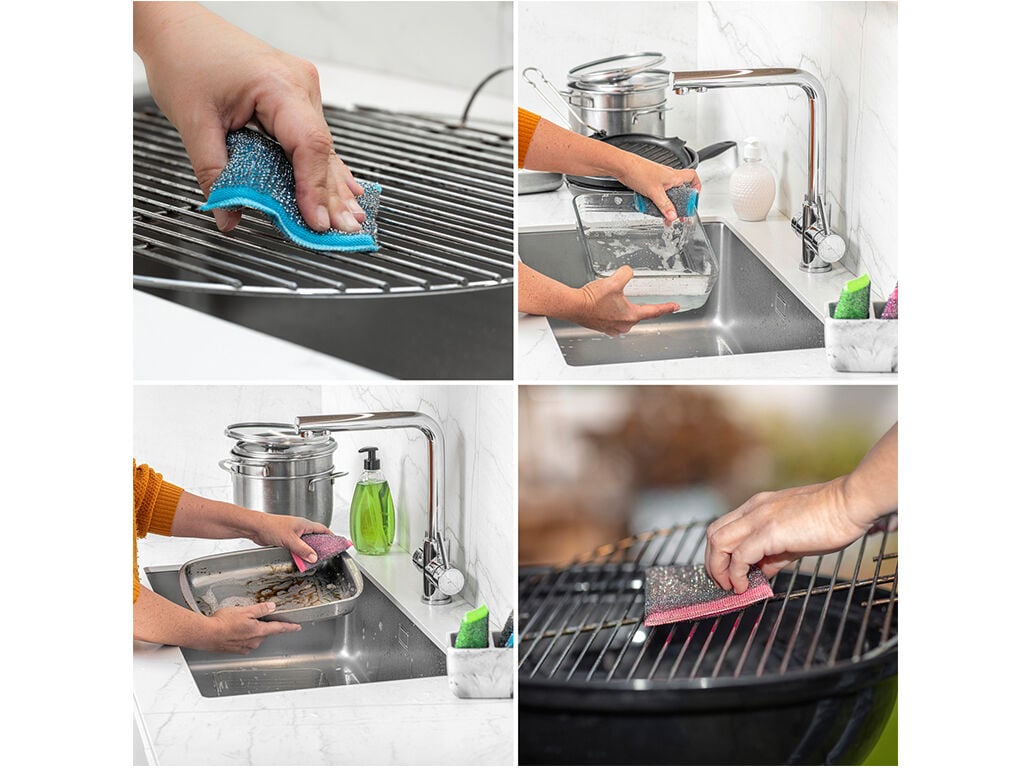 ESFREG&Atilde;O VILEDA POWER INOX COLORS 2 UN image number 1