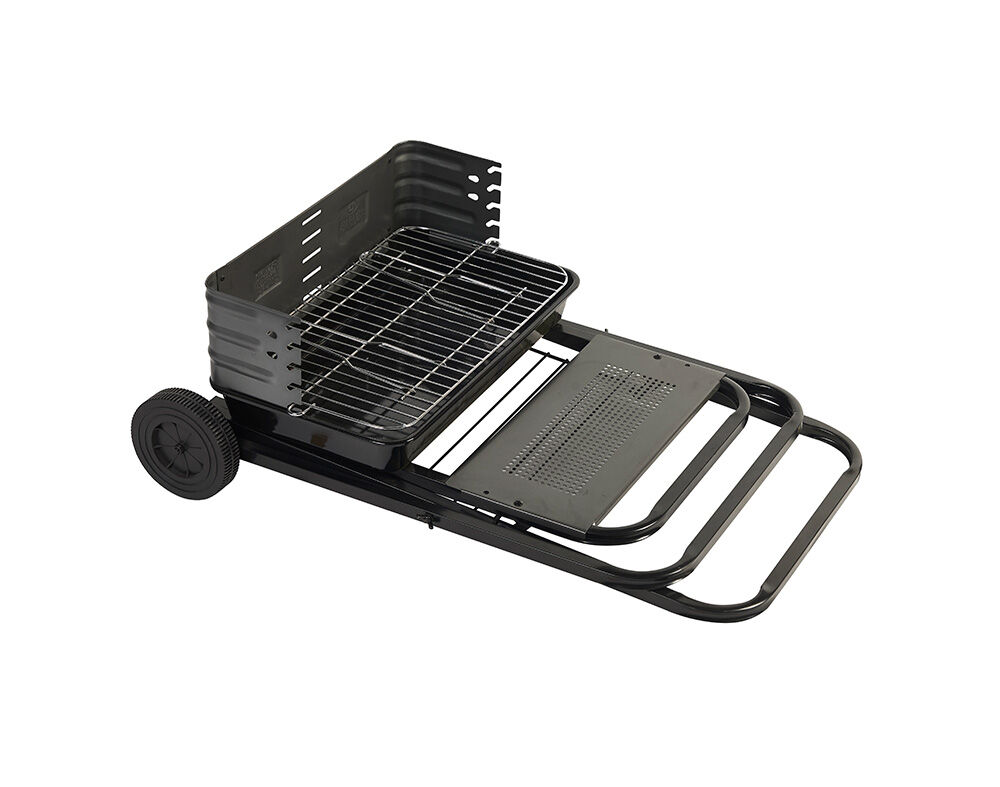 BARBECUE COM RODAS A CARV&Atilde;O GARDENSTAR PRETO 60.5X70X82CM image number 5