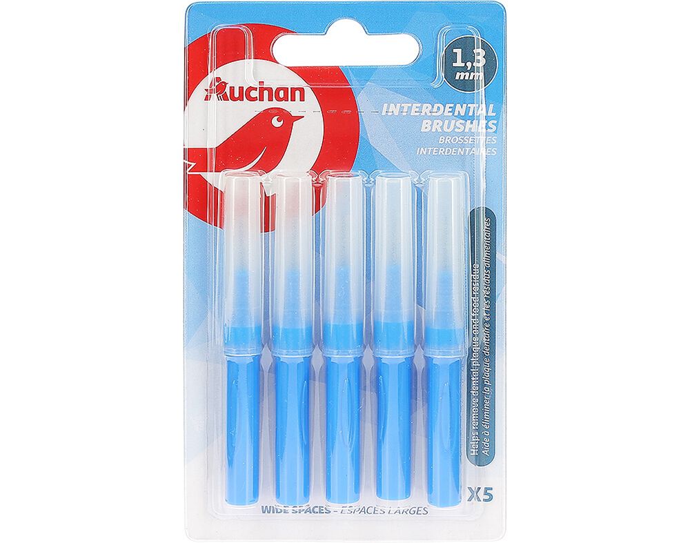 ESCOVAS AUCHAN INTERDENT&Aacute;RIAS FINA 5UN