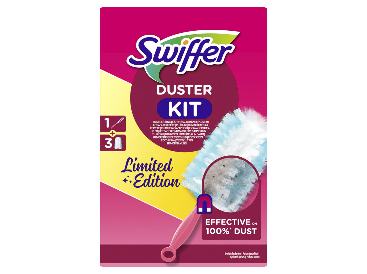 ESPANADOR AGARRA P&Oacute; SWIFFER PINK EDITION 3 RECARGAS