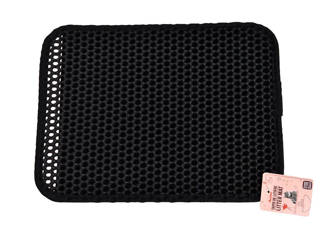 TAPETE P/CAIXA AREIA AUCHAN PRETO EVA 30X40CM image number 0