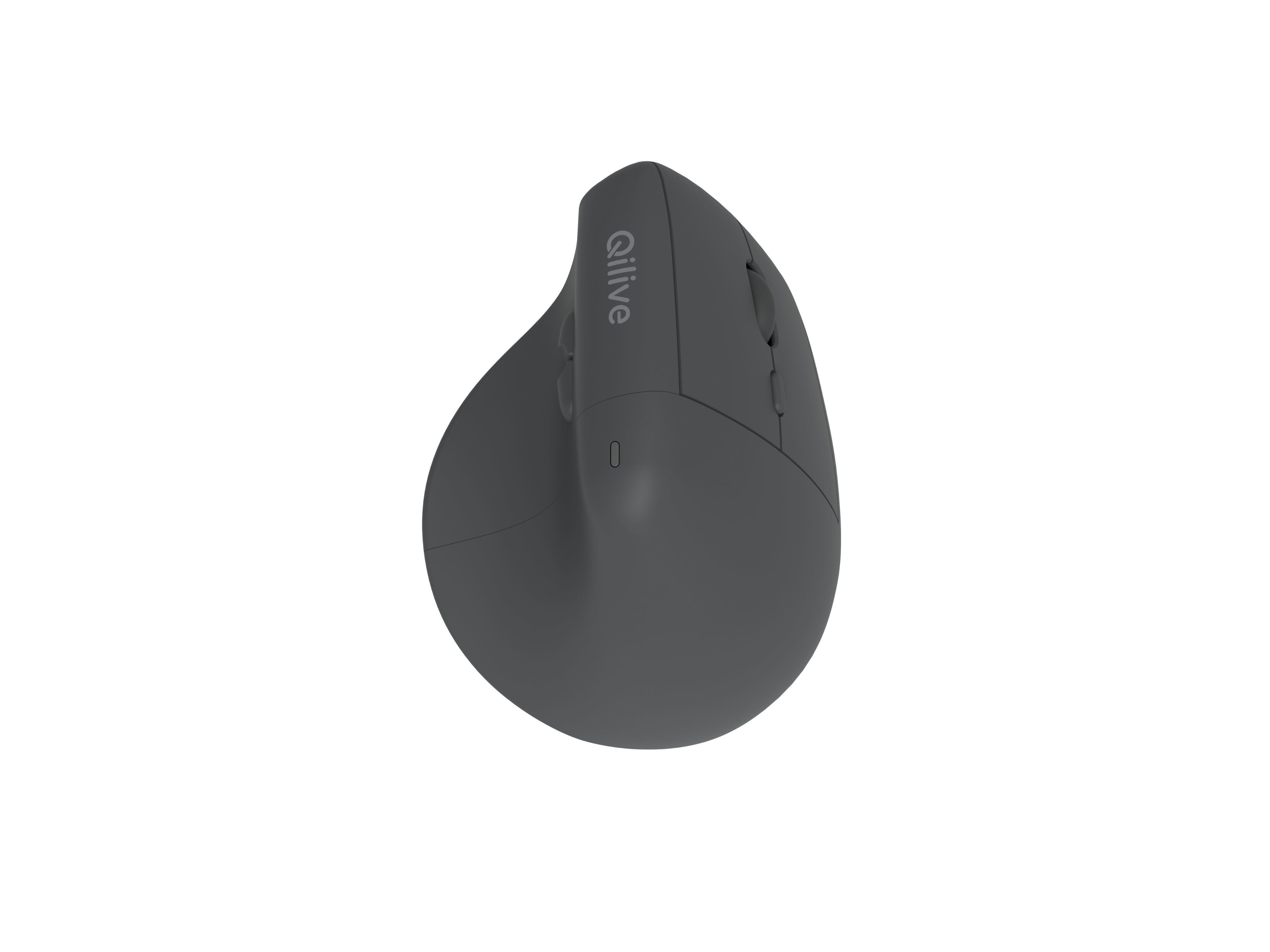 RATO SEM FIOS&nbsp;ERGON&Oacute;MICO QILIVE Q.3327 PRETO