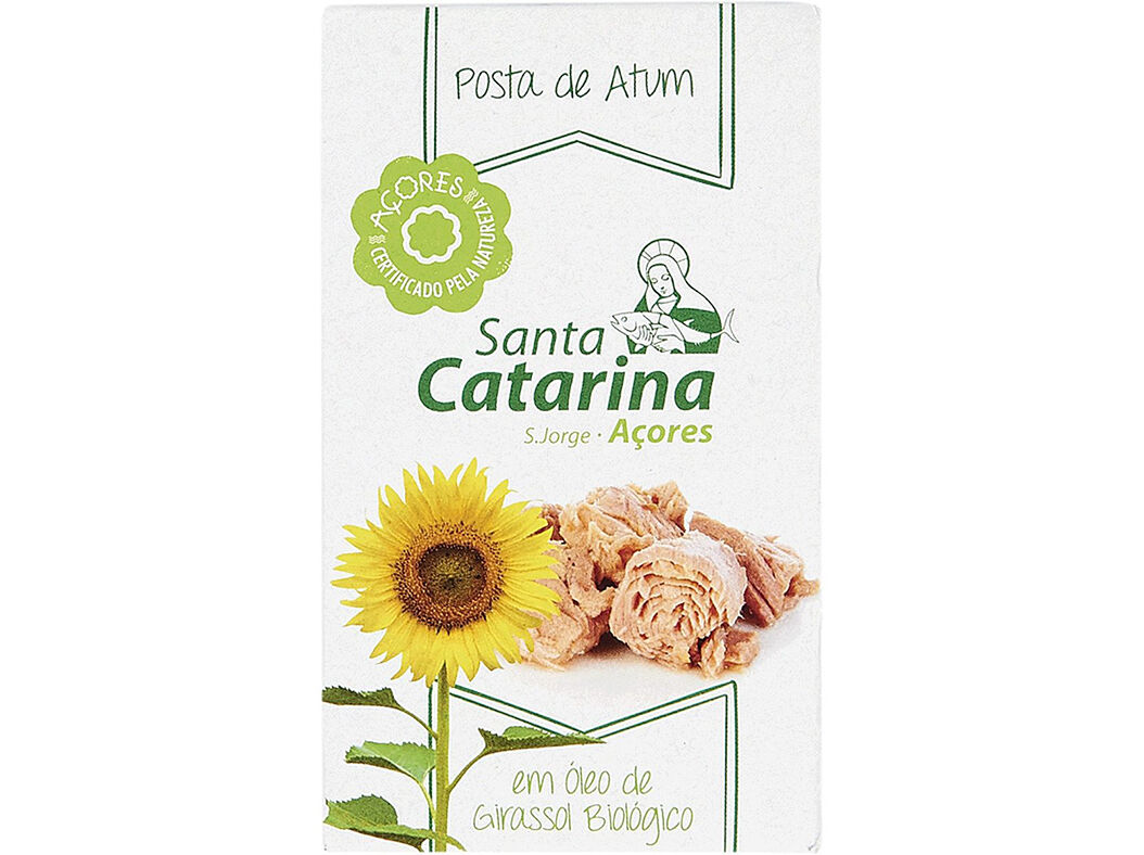 ATUM SANTA CATARINA POSTA &Oacute;LEO GIRASSOL BIO 120G