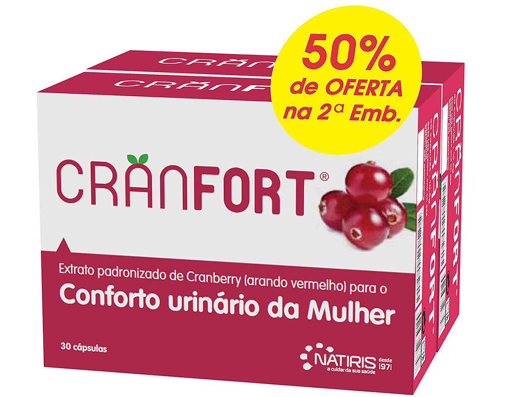 SUPLEMENTO CRANFORT 2X30CAPS -50% 2&ordf;UN