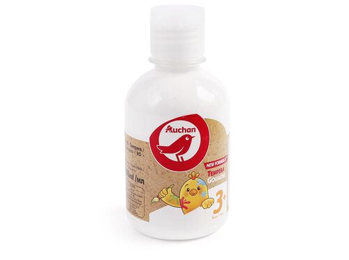 GUACHE AUCHAN BRANCO 250ML CHICKY image number 0