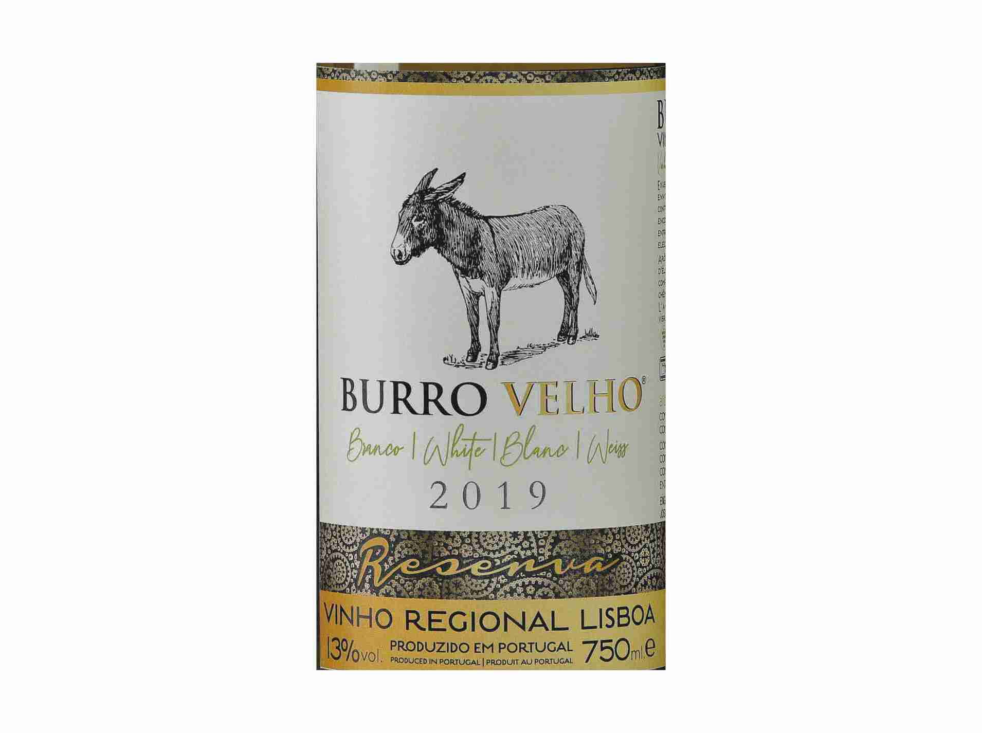 VINHO BRANCO BURRO VELHO RESERVA LISBOA 0.75L image number 1